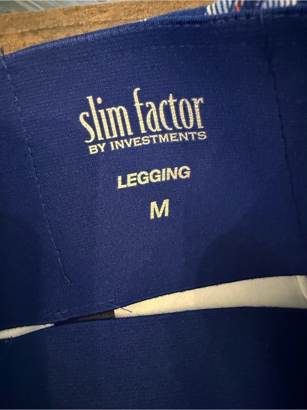 Investments Slim Factor Royal Blue Legging - Picture 3 of 3